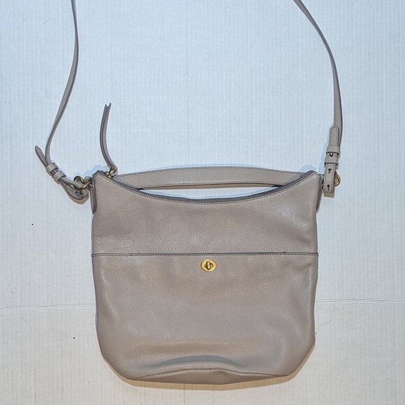 FOSSIL Talulla Hobo Purse Satchel Graystone Bag NEW NWOT - Picture 2 of 10